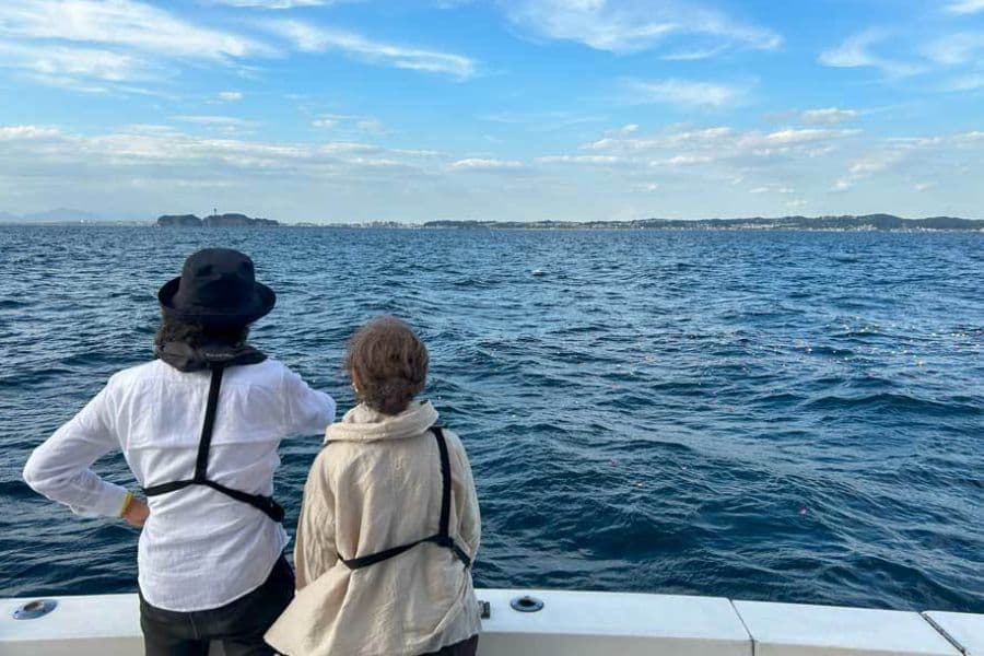 鎌倉沖の海洋散骨