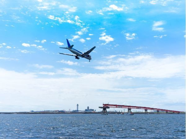 東京羽田空港沖